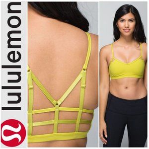 Lululemon Seek The Heat Tank Sports Bra Almost Pear Size 4